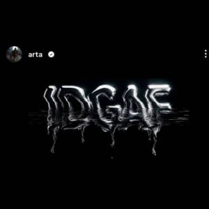 دانلود آهنگ جدید آرتا IDGAF